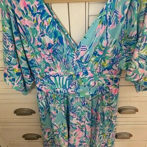 Lilly Pulitzer Pink and Blue Sundress/Romper